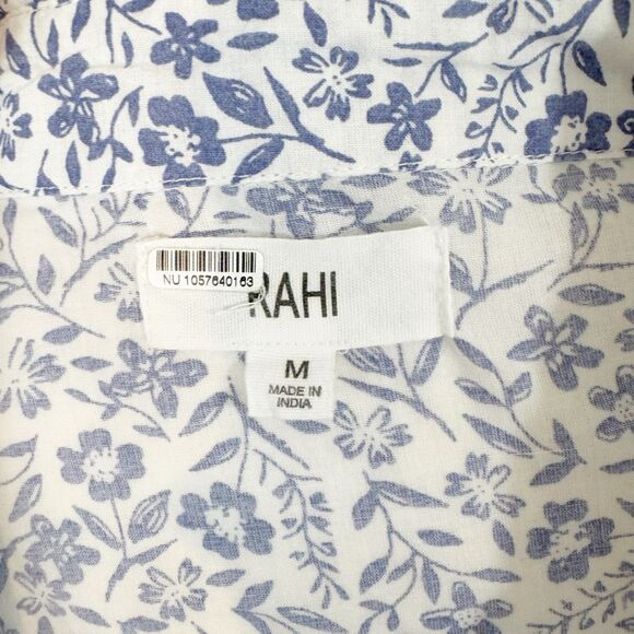 ANTHROPOLOGIE | Capistrano Ashley Buttondown Shirt | Blue Floral Print | Medium - Picture 7 of 10